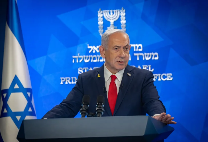 נתניהו (צילום: יהונתן סינדל, פלאש90)