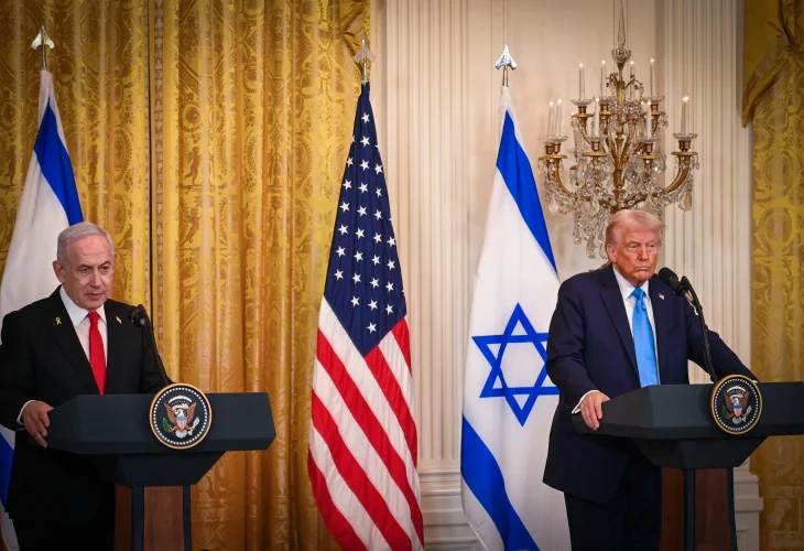 נתניהו וטראמפ (צילום: לירי אגמי, פלאש90)