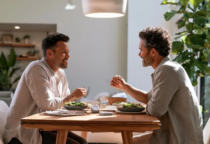 מחקר חדש: מי שיושב מולכם בארוחה עשוי להשפיע על רמת הסוכר שלכם