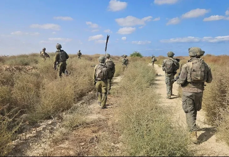 חטיבת הראל בח׳אן יונס (צילום: דובר צה״ל)