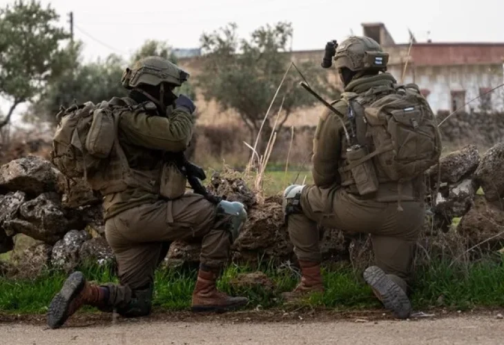 כוח צה״ל בסוריה, ארכיון (צילום: דובר צה״ל)