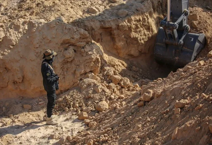 החיפושים בנוסיראת אחר חלל חטוף (צילום: פלאש90)