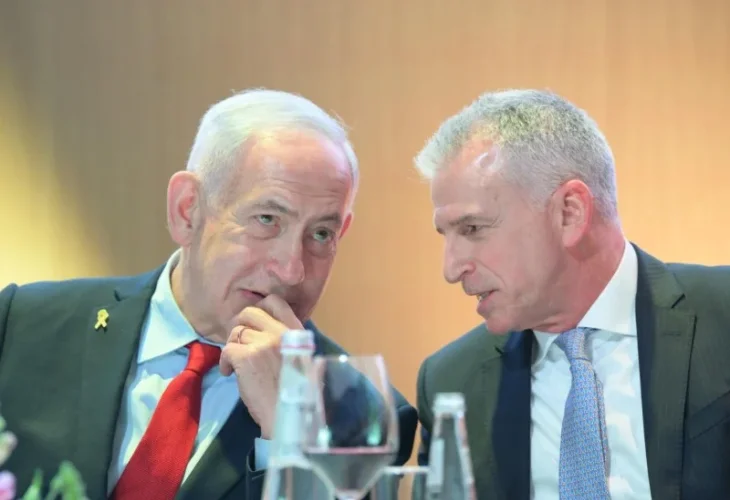 נתניהו וברנע (צילום: עמוס בן גרשום, לע"מ)