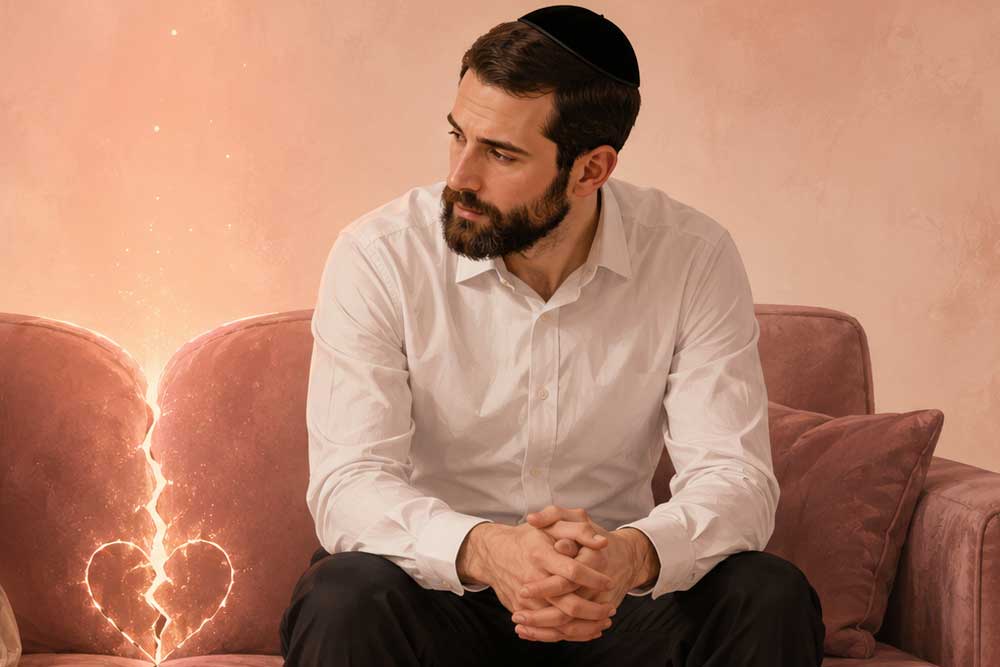 "אני ישר מרגיש שאני לא בסדר", הוא ענה בשקט