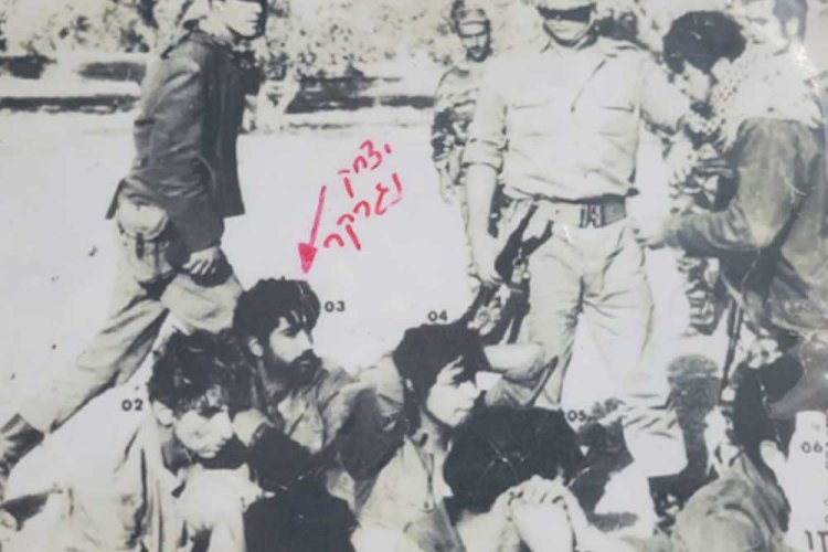 Yitzhak Nagerker in captivity.