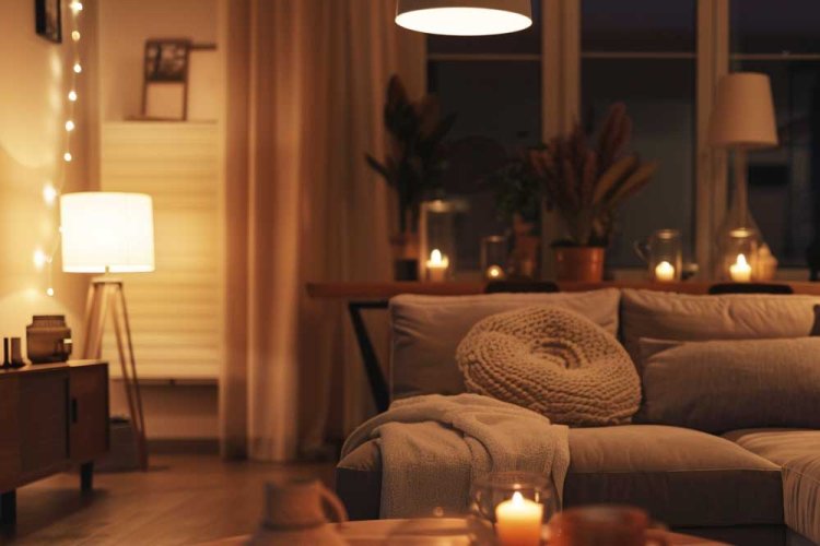 שכבות אור רכות ונעימות במקום להסתמך רק על תאורת תקרה חזקה