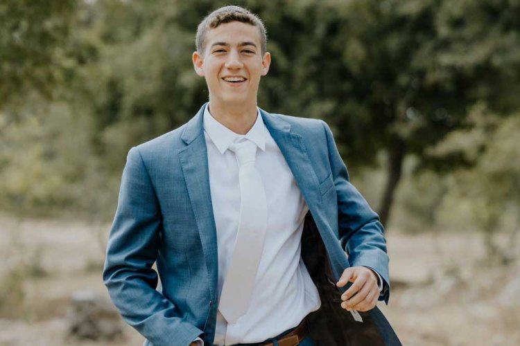 תמונה מיום חתונתו. קרדיט: יונתן גולן