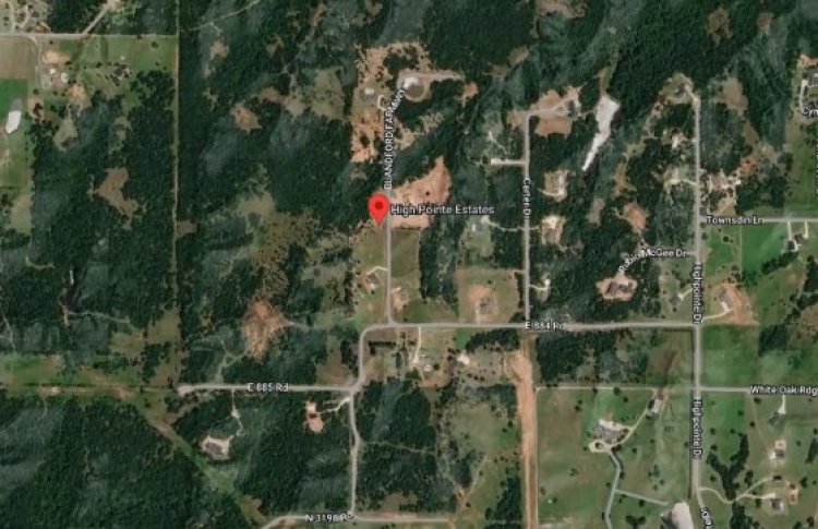 צילום לווין - הבית באזור הכפרי שבו מתגוררת המשפחה 