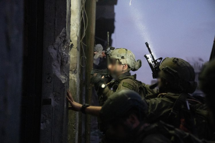 פעילות כוחות צוות הקרב החטיבתי 401 בעיר עזה (צילום: דובר צה״ל)