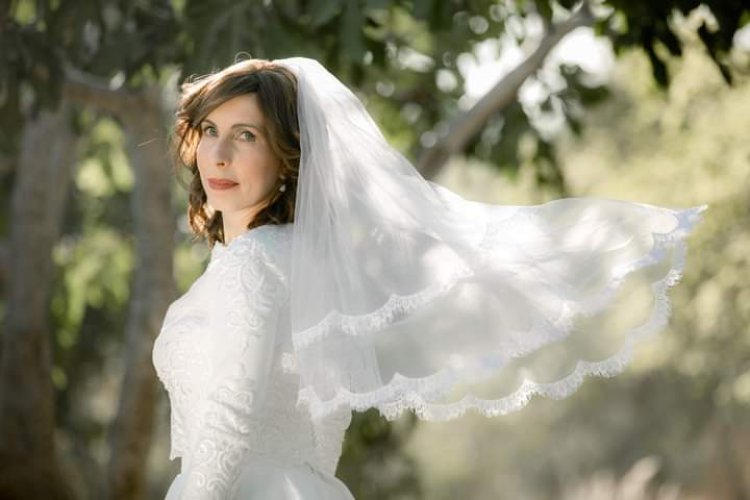 Miriam at her wedding