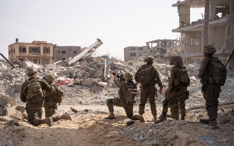 פעילות לוחמי צה''ל ברצועה (צילום: דובר צה''ל)