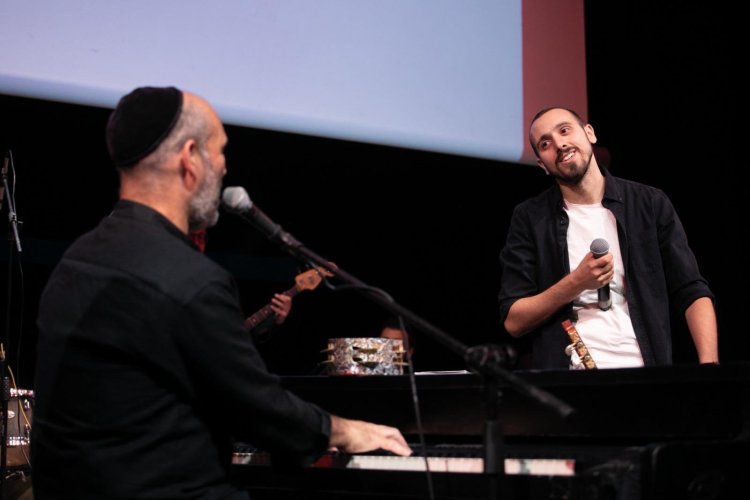 With Yonatan Razel (Photo: Nadav Meitelberg)