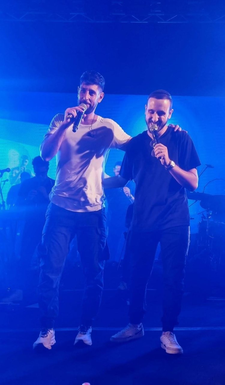With Idan Amedi (Photo: Nadav Meitelberg)