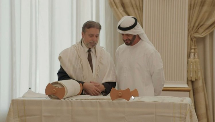 הרב אלי עבאדי עם נשיא איחוד האמירויות
