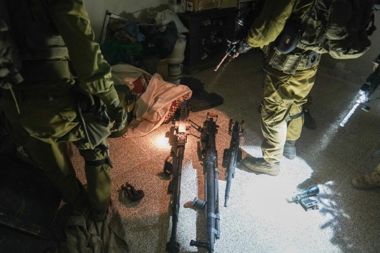 אמצעי לחימה שאותרו על ידי צה״ל (צילום: דובר צה״ל)