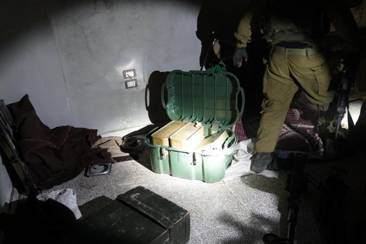 אמצעי לחימה שאותרו על ידי צה״ל (צילום: דובר צה״ל)