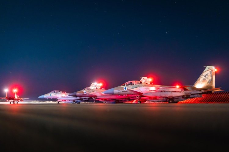 חיל האוויר לקראת התקיפות בטהרן (צילום: דובר צה״ל)