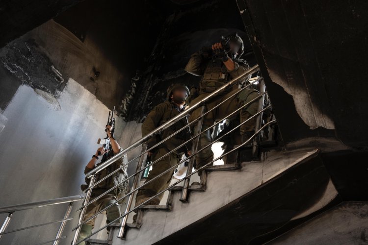 חטיבת גבעתי בג׳באליה (צילום: דובר צה״ל)