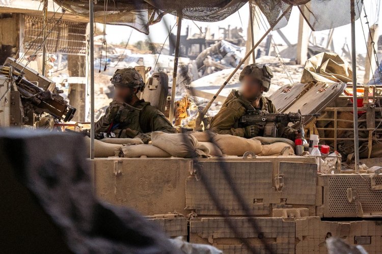 חטיבת גבעתי בג׳באליה (צילום: דובר צה״ל)