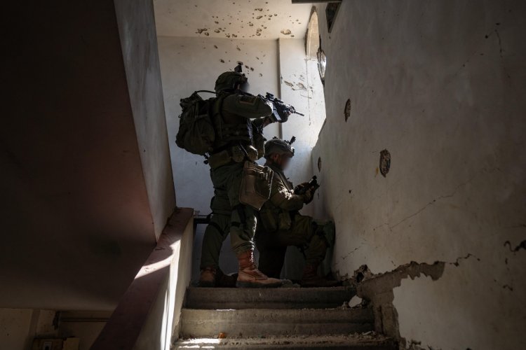  כוחות צוות הקרב של חטיבת כפיר במרחב חאן יונס (צילום: דובר צה״ל)