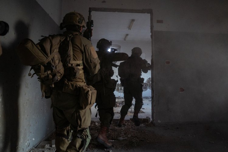  כוחות צוות הקרב של חטיבת כפיר במרחב חאן יונס (צילום: דובר צה״ל)