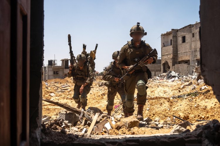  כוחות צוות הקרב של חטיבת כפיר במרחב חאן יונס (צילום: דובר צה״ל)