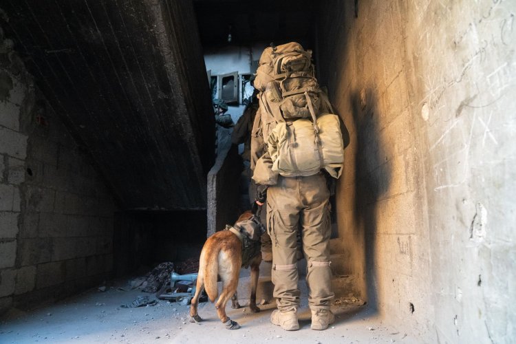 כוחות צוות הקרב של חטיבת הנח״ל ברצועת עזה (צילום: דובר צה״לֹ)