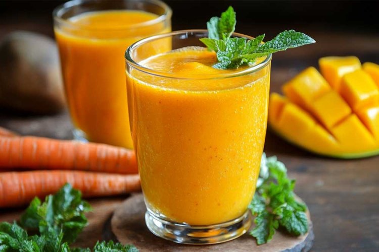 שייק גזר ומנגו