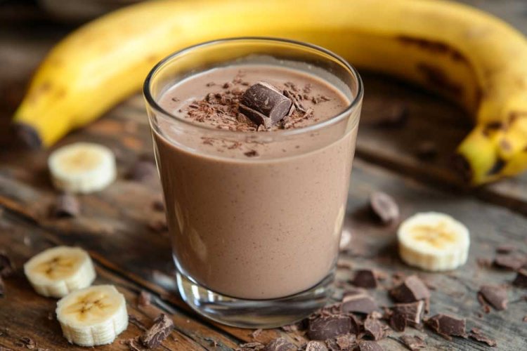 שייק קקאו ובננה 