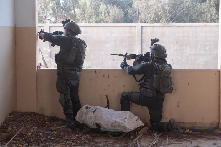 כוחות אוגדה 98 ברצועת עזה (צילום: דובר צה״ל)