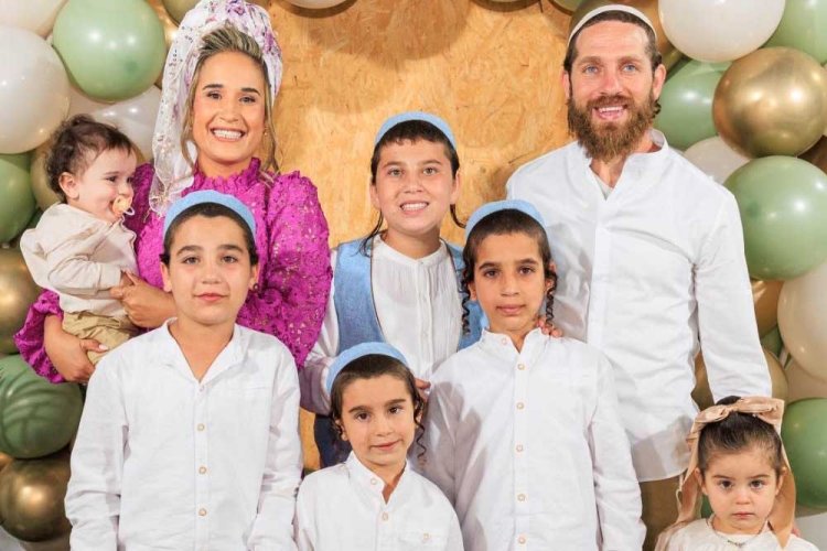 בבר המצווה של בנה הבכור. קרדיט: ענבל למברגר