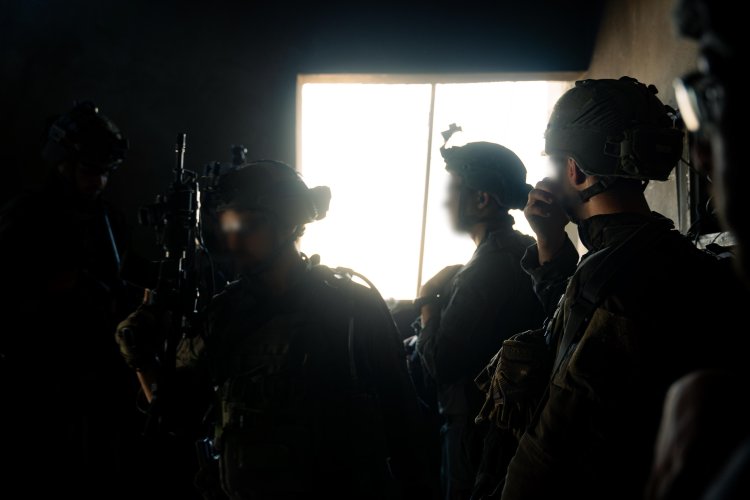 כוחות צוות הקרב של חטיבה 7 בצפון הרצועה (צילום: דובר צה״ל)