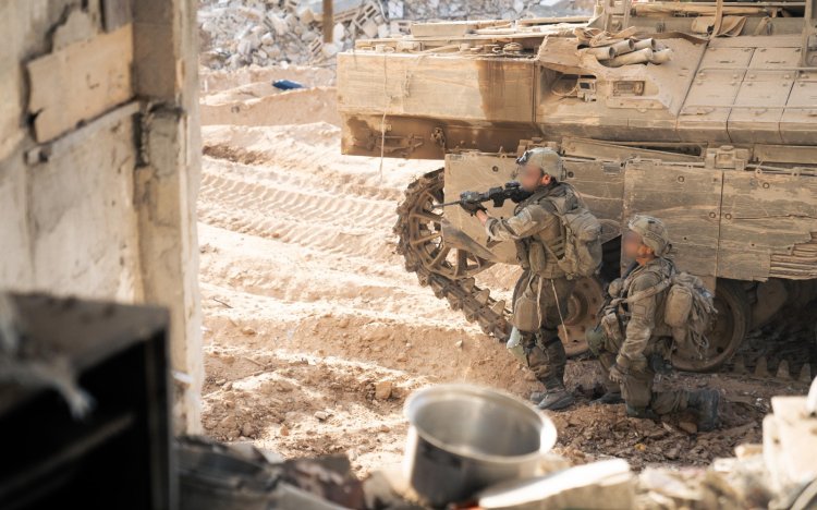 כוחות צה"ל ברצועת עזה (צילום: דובר צה״ל)