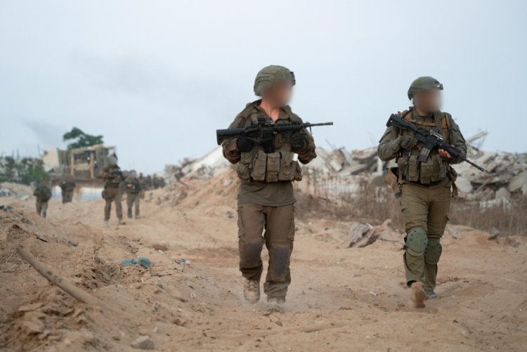 כוחות צה״ל בבית חאנון (צילום: דובר צה״ל)