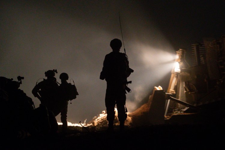 כוחות צה״ל בבית חאנון (צילום: דובר צה״ל)