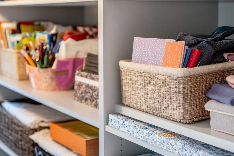 ארון של פרפר - בלי מיון מדוקדק, העיקר שהכל במקום וגלוי לעין