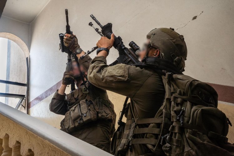 כוחות צוות הקרב של חטיבת כפיר ברצועת עזה (צילום: דובר צה״ל)