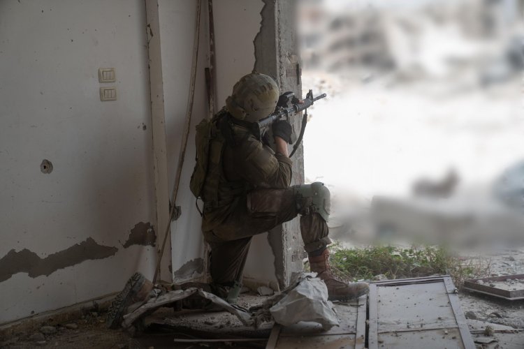 כוחות צוות הקרב של חטיבת כפיר ברצועת עזה (צילום: דובר צה״ל)