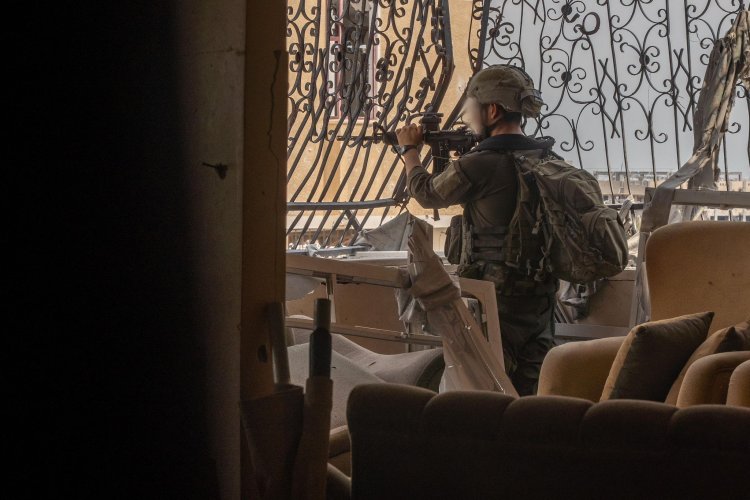 כוחות צוות הקרב של חטיבת כפיר ברצועת עזה (צילום: דובר צה״ל)