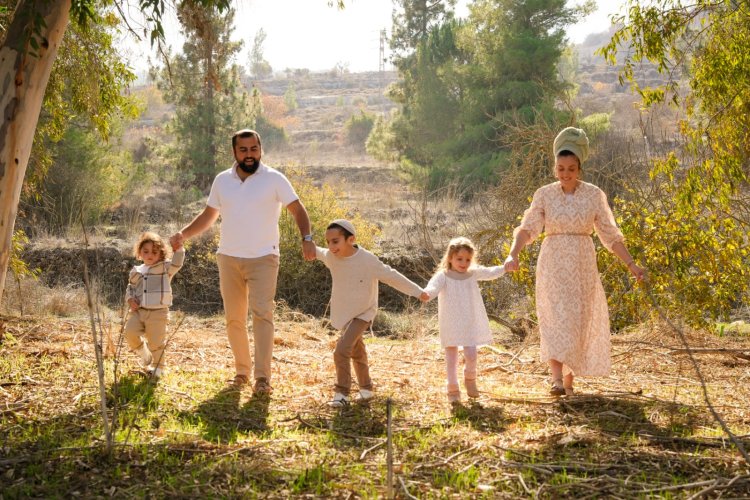 משפחת נקטלוב (קרדיט: אבישג בוסקילה)