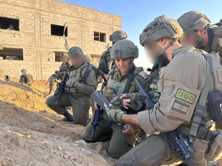  פיקוד הדרום, מפקד אוגדה 36 ומפקד חטיבת כפיר בנקודת ההיתקלות (צילום: דובר צה״ל)