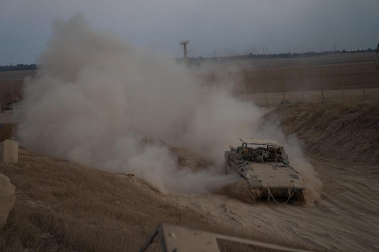 כוחות חטיבה 401 בג׳אבליה (צילום: דובר צה״ל)