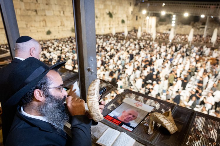 סליחות בכותל המערבי (צילום: חיים גולדברג, פלאש90)