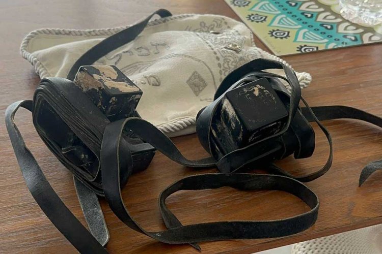 התפילין של מעיין יעקב - הפריט היחיד שנותר מהשיטפון