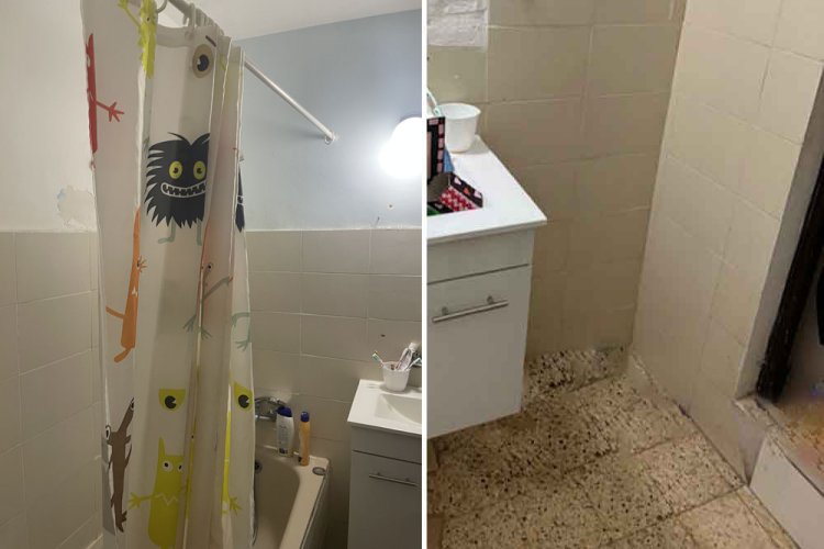 חדר האמבטיה לפני