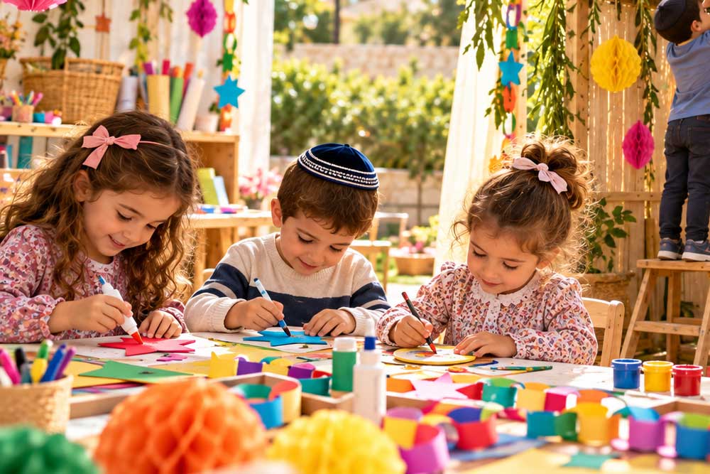 סוכה של יצירה ופעילויות קהילתיות