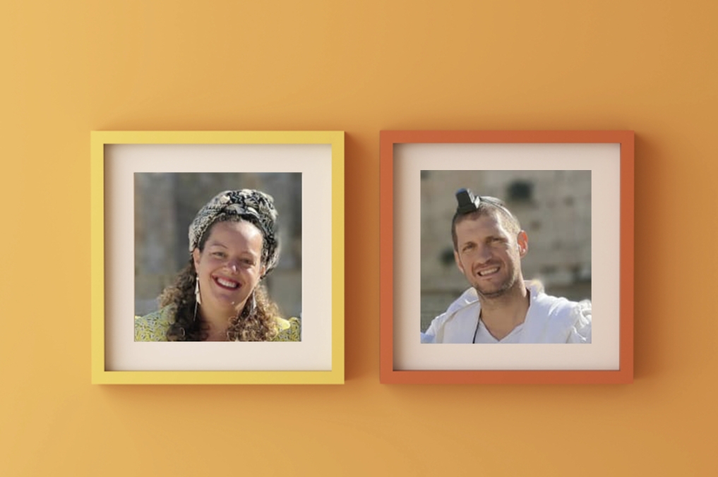 Hadar's parents, Adi and Elishiv 