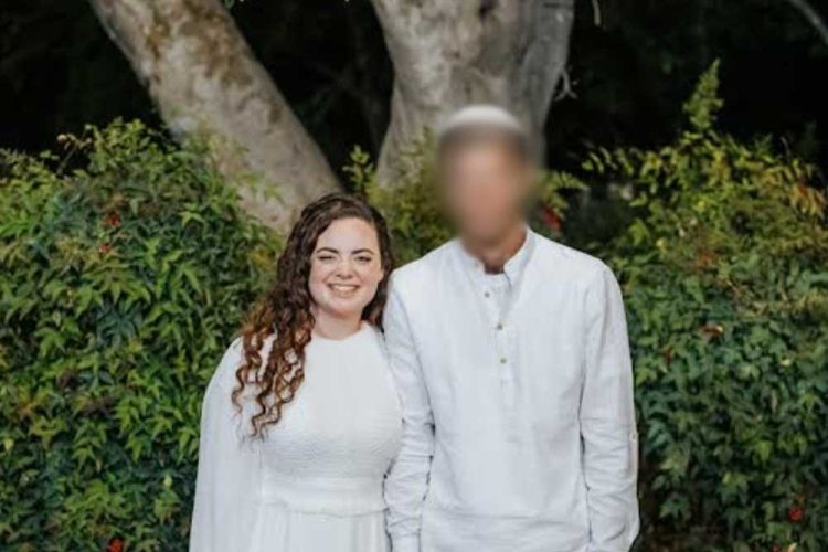 Nadav and Hadar at their wedding.