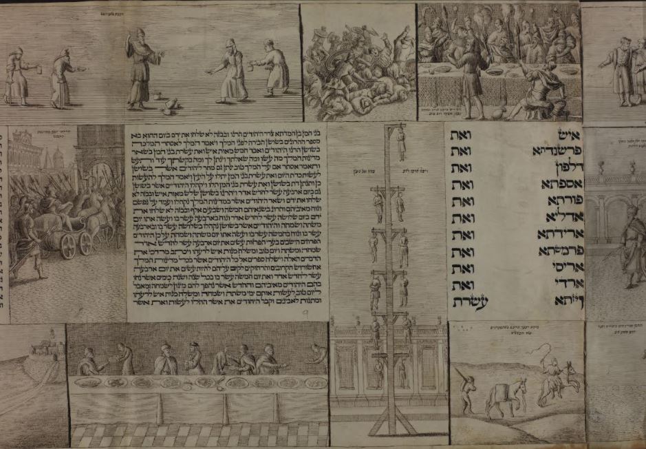 A Megillah from Amsterdam, early 18th century (credit: the National Library)