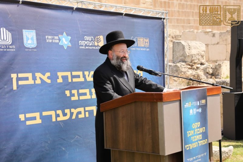 רב הכותל, הרב שמואל רבינוביץ (צילום: הקרן למורשת הכותל המערבי)
